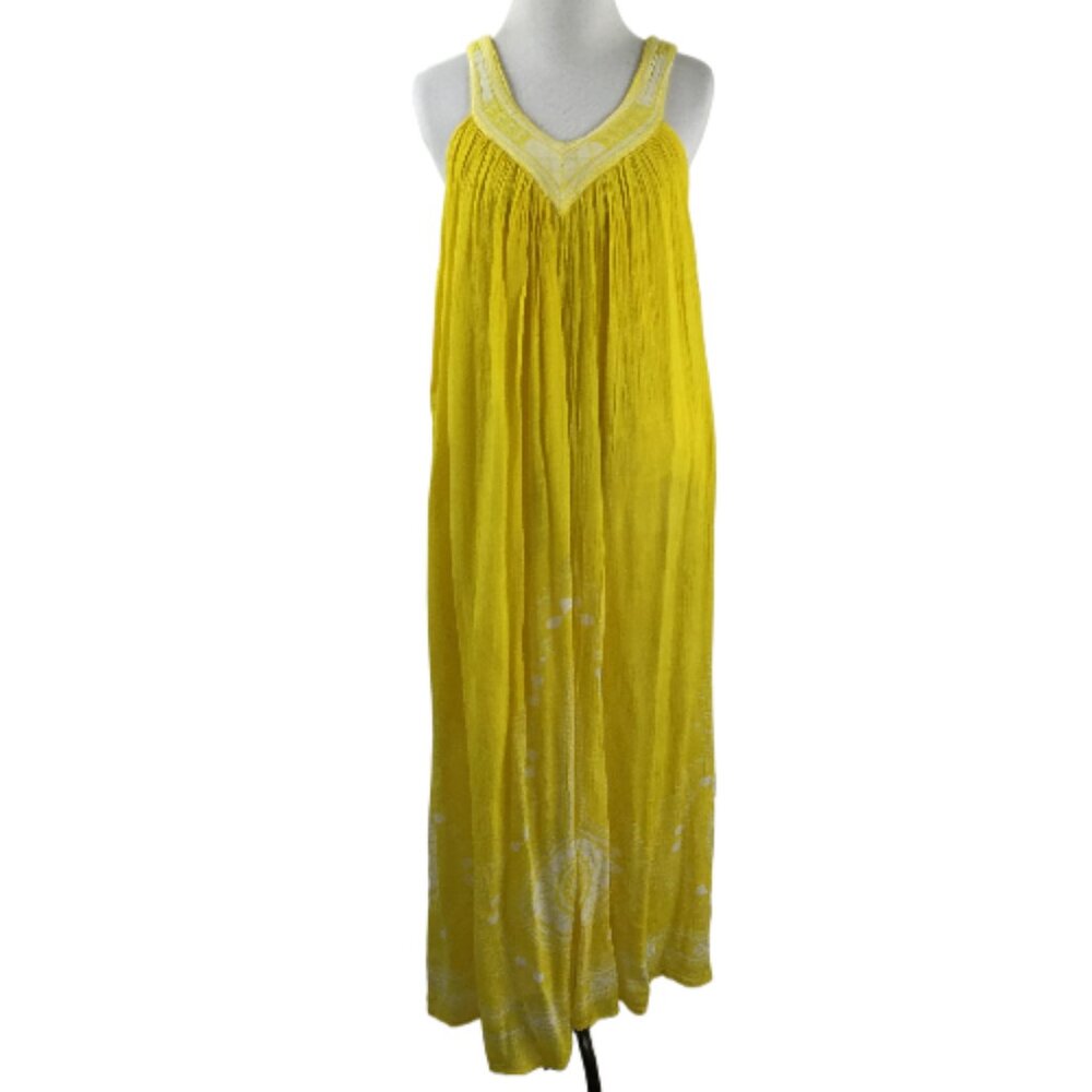 L'Pogee Yellow Maxi Tank Dress l